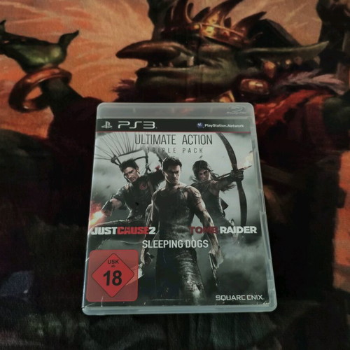 PS3 Ultimate Action Triple Pack like new