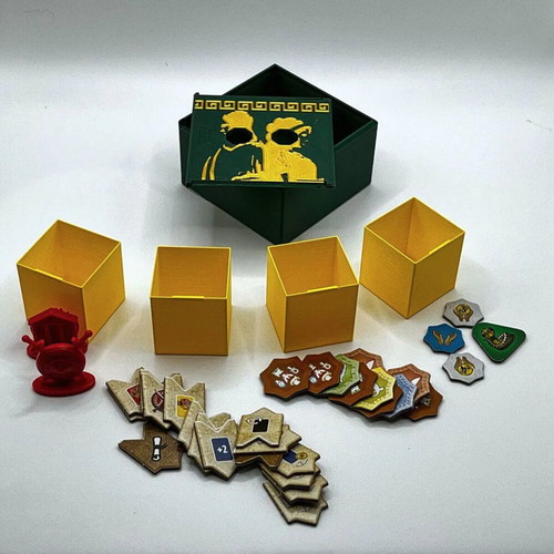 7 Wonders Duel Board Game Organizer with Expansions Insert