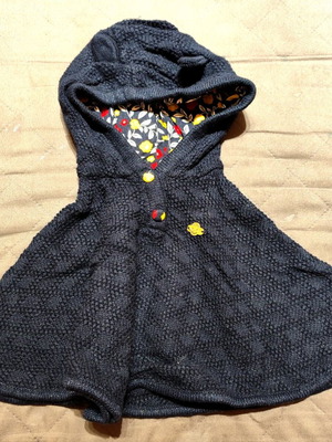 Sergent Major hooded cape new, 3-6 months, 68 cm