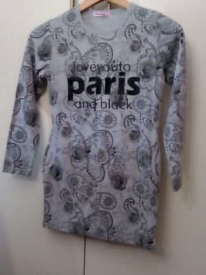 Blouse dress for girl 10 years like new, size 128 cm