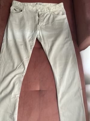 Zara men's pants gray used, size medium 42, zipper, 4 pockets