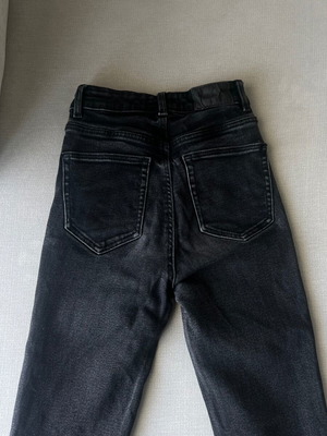 Zara skinny τζιν μαύρο, ψηλομέσο, σαν καινούργιο, μέγεθος XS