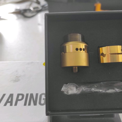 Coilturd An RDA for Vaping 24mm used, gold edition