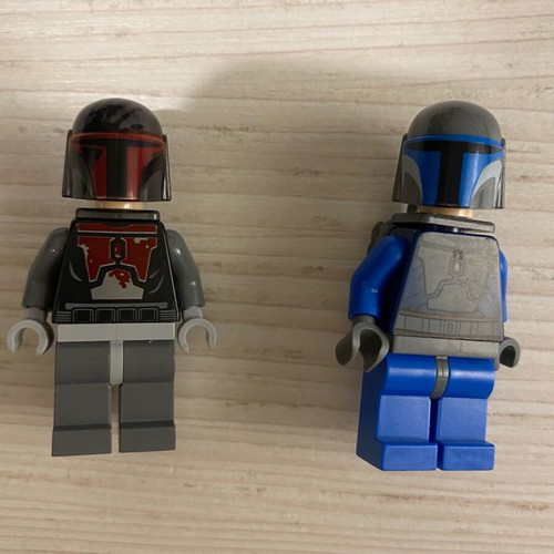 Lego Ninjako and Star Wars figures used