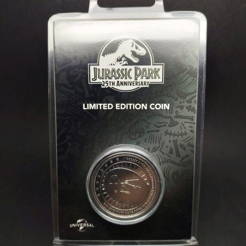 Jurassic Park Limited Edition Coin like new