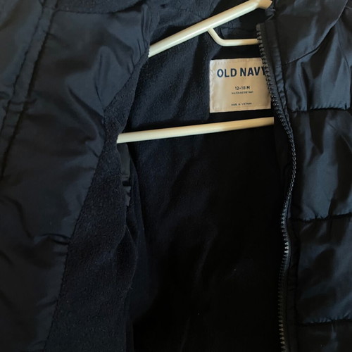 Old Navy winter quilted jacket used, 12-18 months
