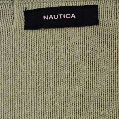 Nautica sweater with green and blue stripes, XL