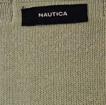 Nautica sweater with green and blue stripes, XL