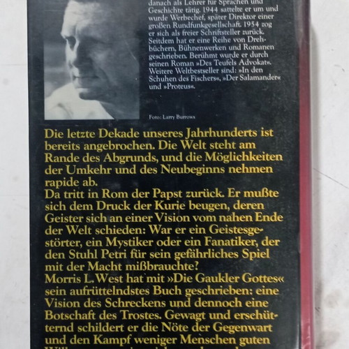 Die Gaukler Gottes novel by Morris L. West