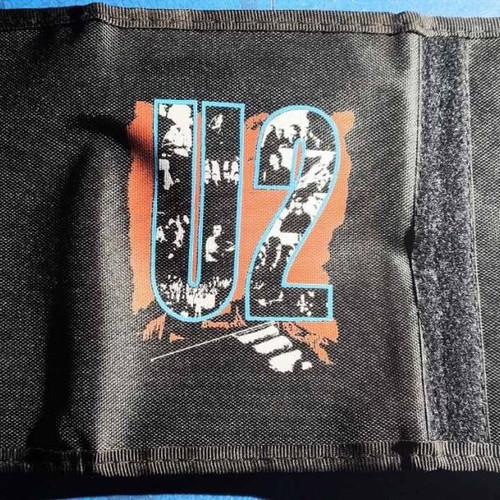 U2 vintage memorabilia set unused, wallet and sticker