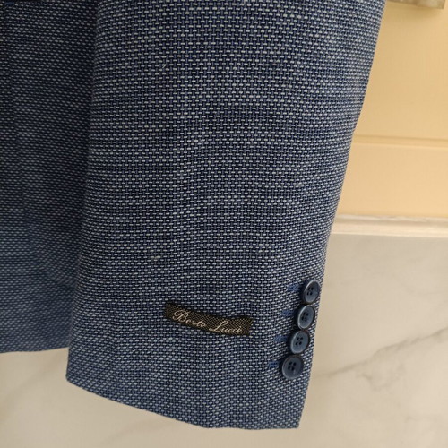 Berto Lucci men's suit like new, jacket, shirt and chino pants