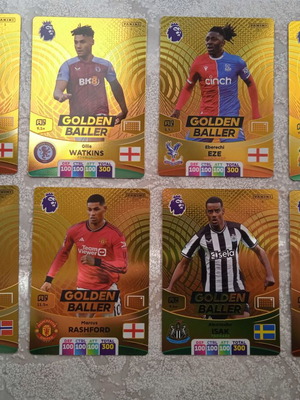 Golden Baller Premier League 2023-24 καινούργιο πακέτο 8 καρτών