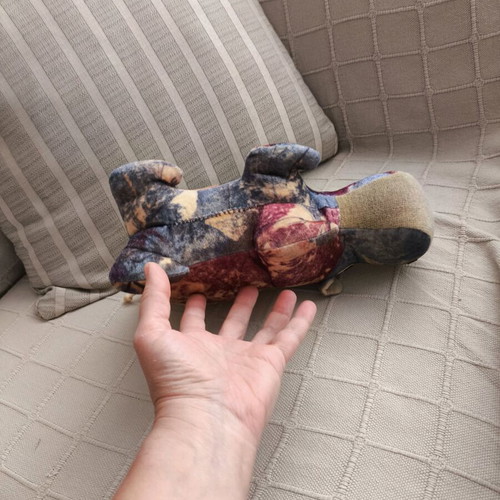 Plush hippopotamus like new decorative item