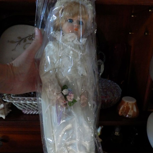 The Heritage Mint Ltd Collection porcelain bride doll, collectible