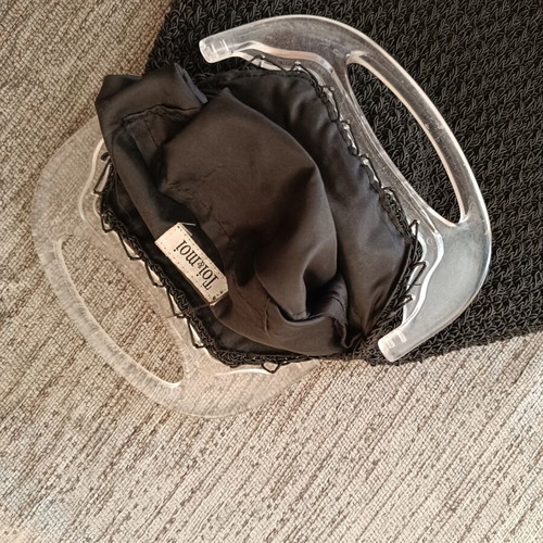 Toi&Moi handbag like new with transparent handle black