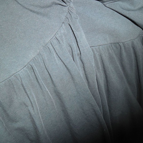 Madeleine cotton midi skirt black like new