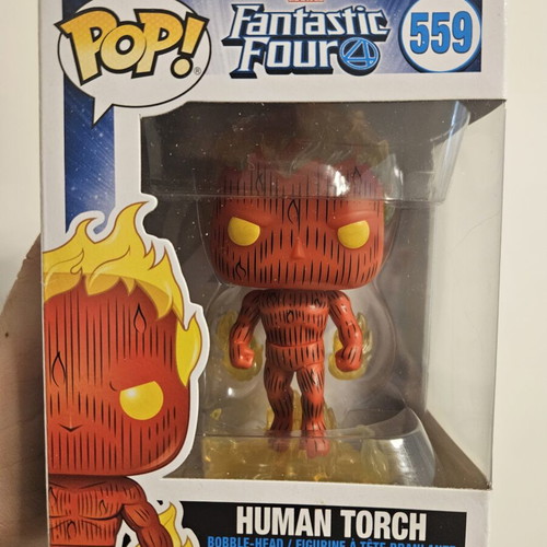 Human Torch Funko Pop #559 used with box