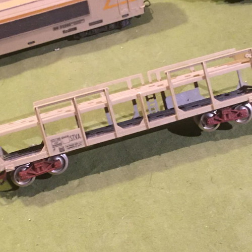 FOBBI Jouef HO 1/87 train cars and track cleaning car set used
