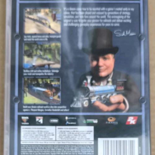Sid Meier's Railroads PC CD-ROM like new