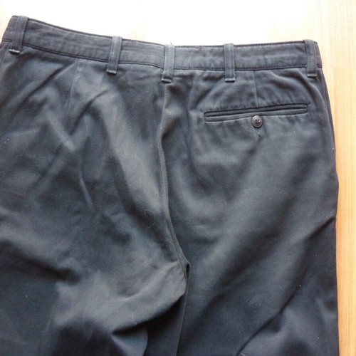Men's black pants waist 42cm length 102cm winter like new