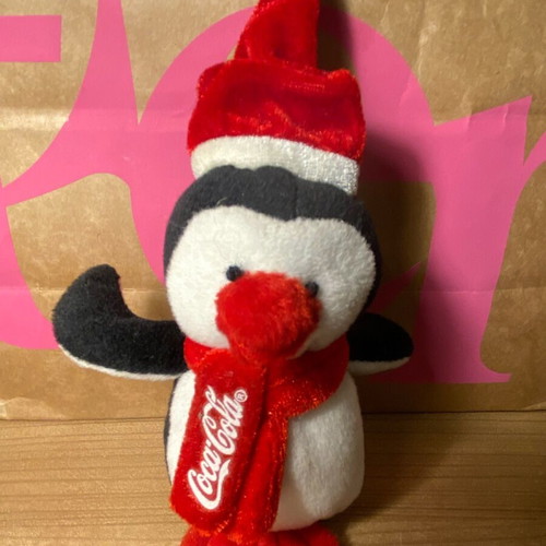 Collectible Coca Cola Christmas Penguin 13 cm like new