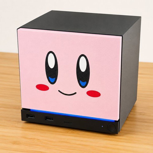 Kirby pink faceplate for Steam Machine
