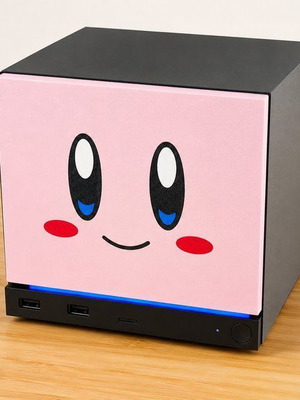 Kirby pink faceplate for Steam Machine