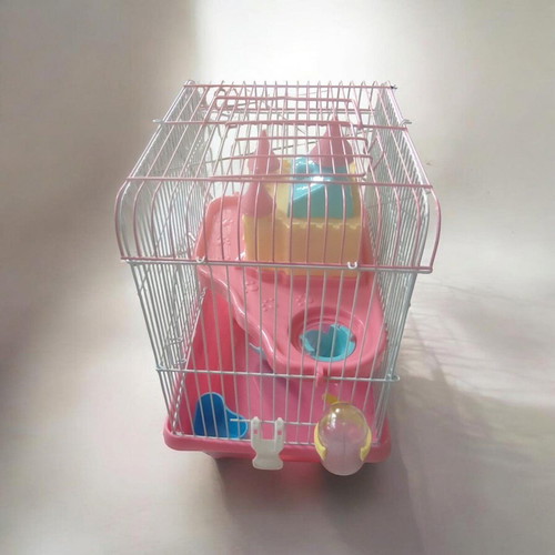 Hamster cage new with multiple levels and castle house