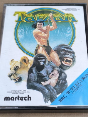 Tarzan (Martech) BBC Micro cassette like new, complete in box