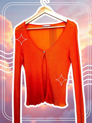 Zara Fluorescent Thin Jacket with Detail at the Closure