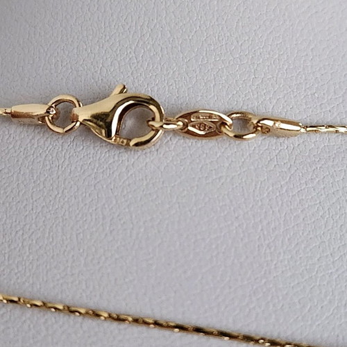 Gold necklace 14 carat used, length 42cm