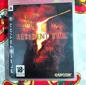 Resident Evil 5Resident Evil 5 PS3 σε πολύ καλή κατάσταση με το βιβλιαράκι του.