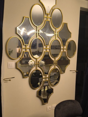 Καθρέπτης τοίχου διακοσμητικός Home Guru 1,23x1,80 μ.