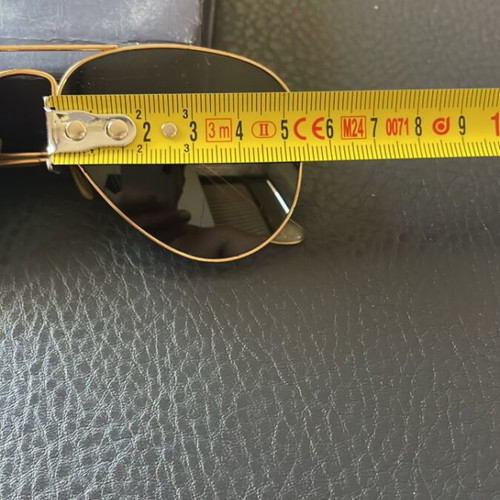 Ray Ban aviator sunglasses, vintage, gold