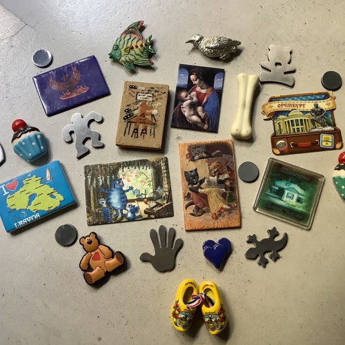Magnets used, pack of 27 assorted