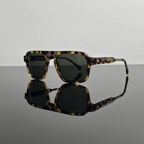 Bormain Tokyo Havana Grey Polarized Sunglasses New, UV400 Acetate