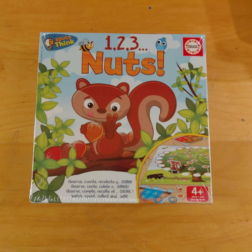 Educa 1,2,3...Nuts! board game new
