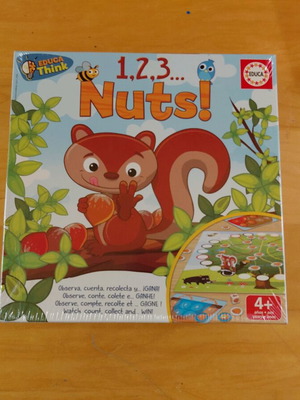 Educa 1,2,3...Nuts! board game new