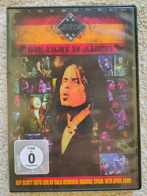 Jeff Scott Soto One Night in Madrid DVD като нов