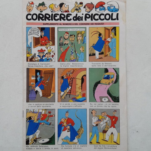 Corriere dei Piccoli illustrated magazine 1972 issue 6 used