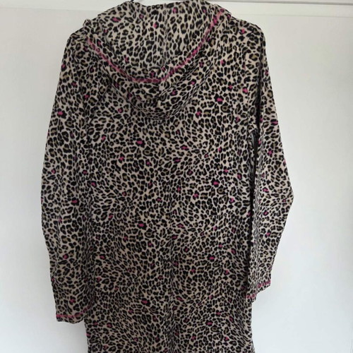 Leopard nightdress like new, brown and purple