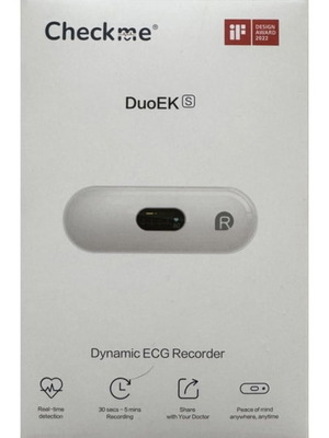 CheckMe DuoEK-S οικιακός καρδιογράφος με Bluetooth και AI ανάλυση