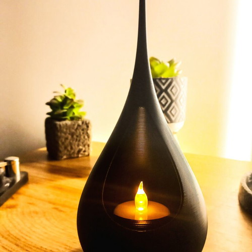 Teardrop Candle Holder, modern minimal design