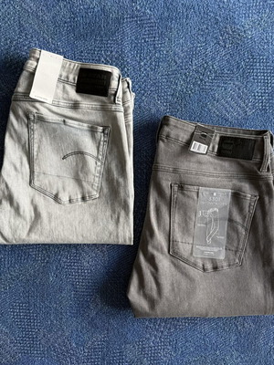 G-Star RAW 3301 Mid Skinny women's jeans new, gray, size XL