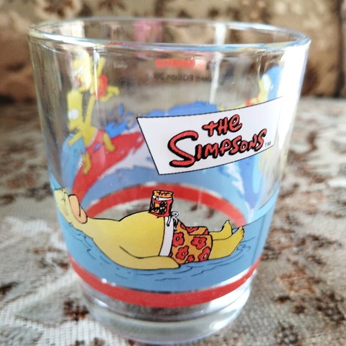Glass Nutella Simpsons 2002 like new