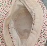 Children's hat like new with cherry pattern