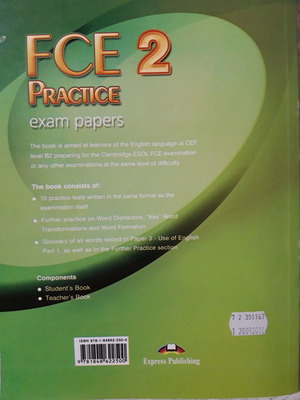 FCE Practice exam papers used