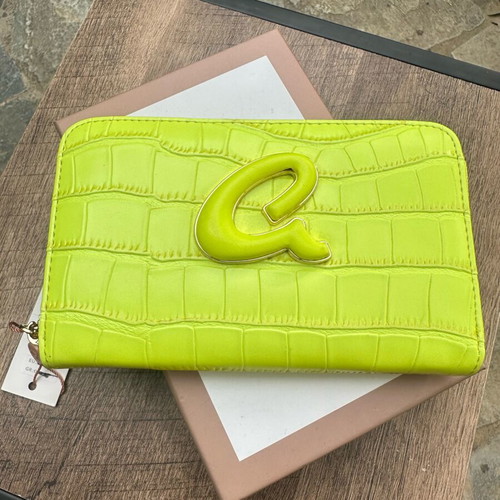 Axel wallet new lime croco