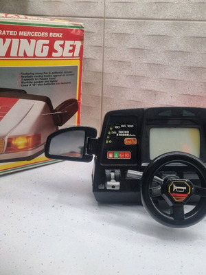 Vintage παιχνίδι Mercedes Benz Driving Set μεταχειρισμένο, δεν λειτουργεί