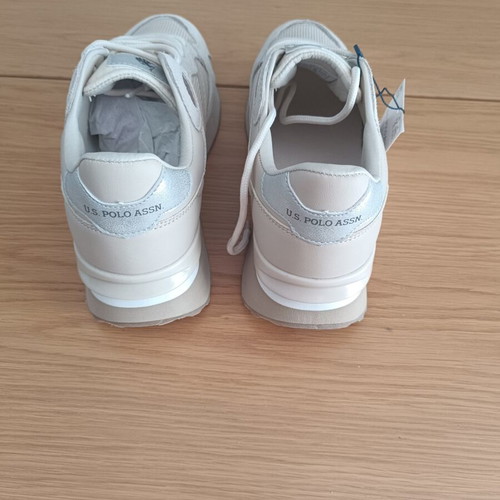 U.S. Polo Assn. Chunky Sneakers Vicky001 new, beige/powder pink, size 38